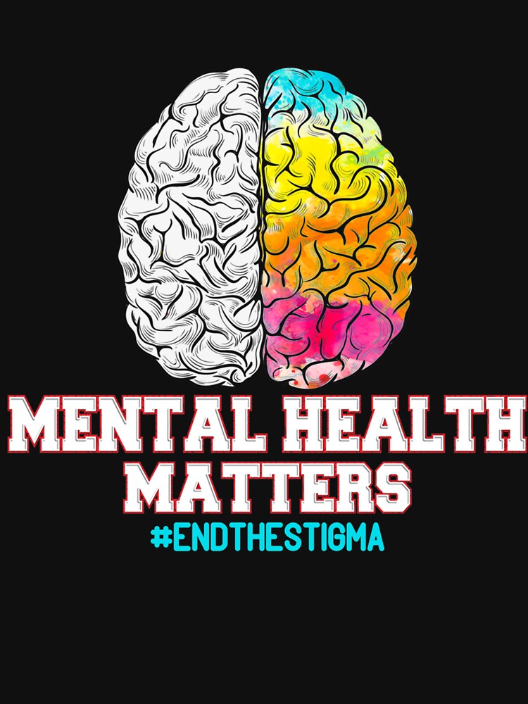 Mental Health Matters End The Stigma Love Awareness by Sashakis T-Shirts, Hoodie, Sweatshirt | BlankRebels.com (Image 3)
