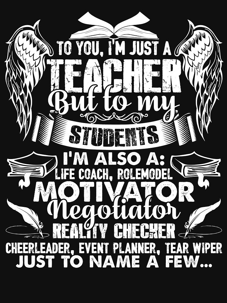 Teacher - I'm Not Just A Teacher by UnknownArtistt T-Shirts, Hoodie, Sweatshirt | BlankRebels.com (Image 3)