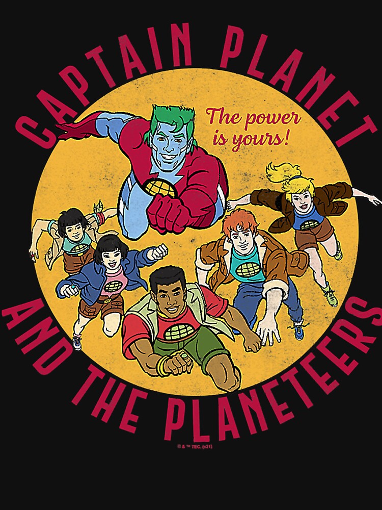 Captain Planet And The Planeteers by ArT25MUVE T-Shirts, Hoodie, Sweatshirt | BlankRebels.com (Image 3)