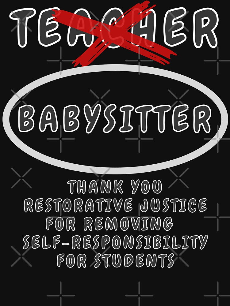 Teacher AKA Babysitter by MojaveTradePost T-Shirts, Hoodie, Sweatshirt | BlankRebels.com (Image 3)
