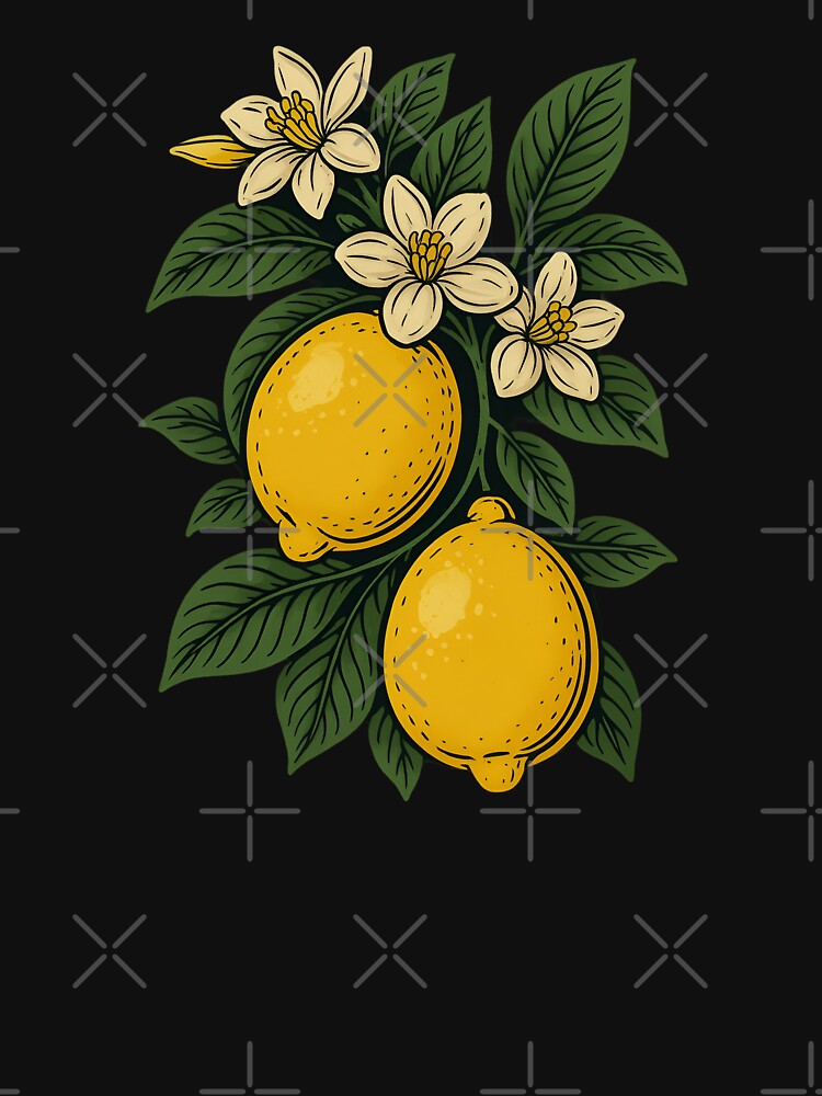 Lemon Fruit Vintage Art Lemon Farm by Blok45 T-Shirts, Hoodie, Sweatshirt | BlankRebels.com (Image 3)