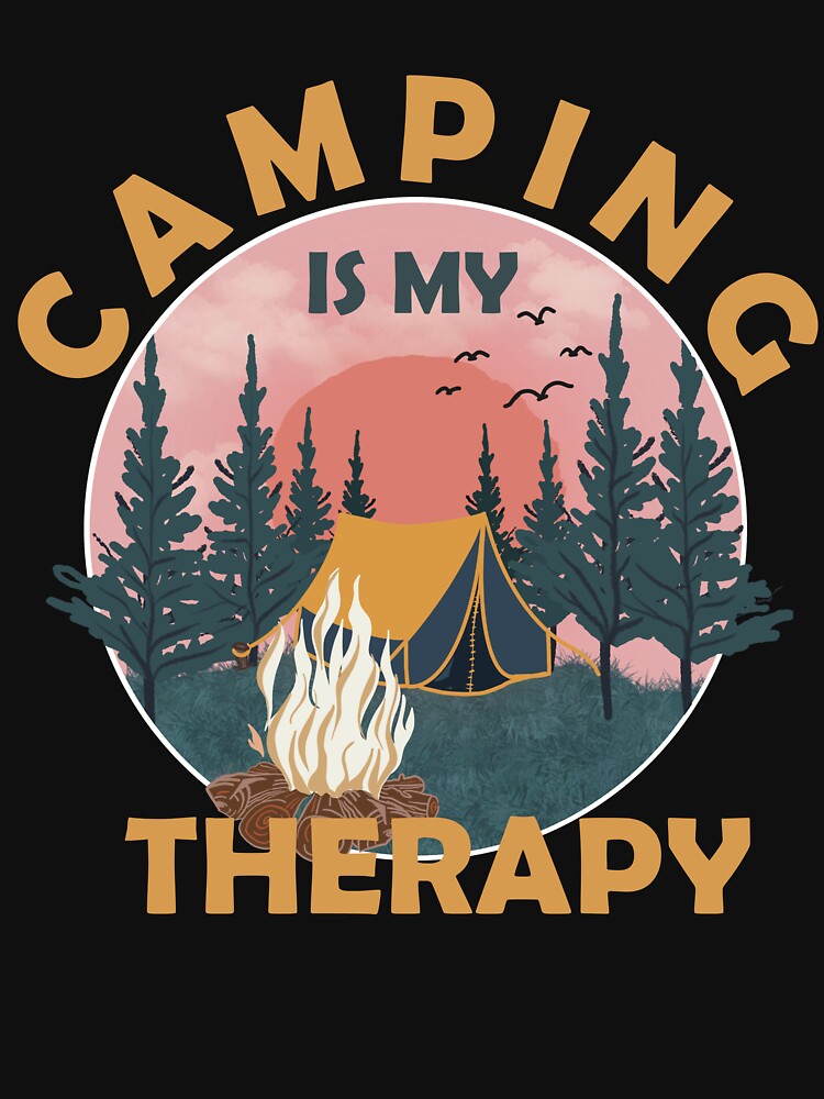 Camping Is My Therapy - Camping World by EmiAndMike T-Shirts, Hoodie, Sweatshirt | BlankRebels.com (Image 3)