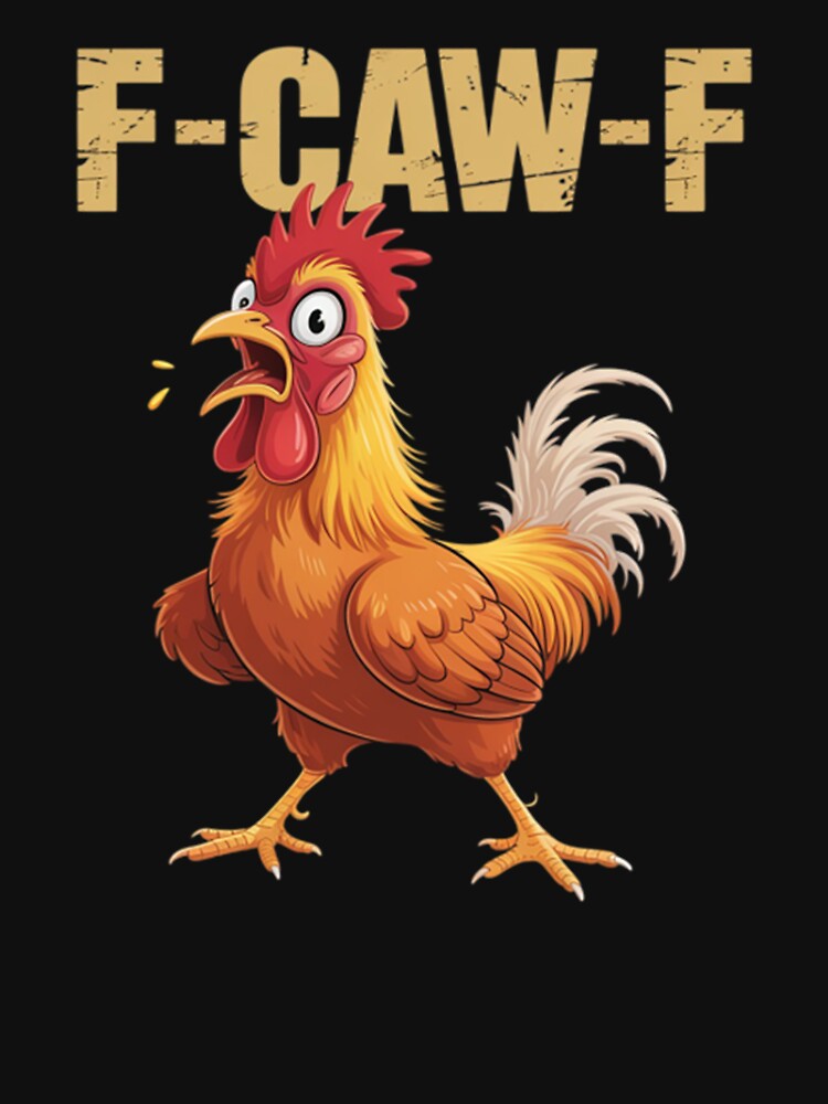 F-Caw-F Chicken by ClaireBuckrid T-Shirts, Hoodie, Sweatshirt | BlankRebels.com (Image 3)