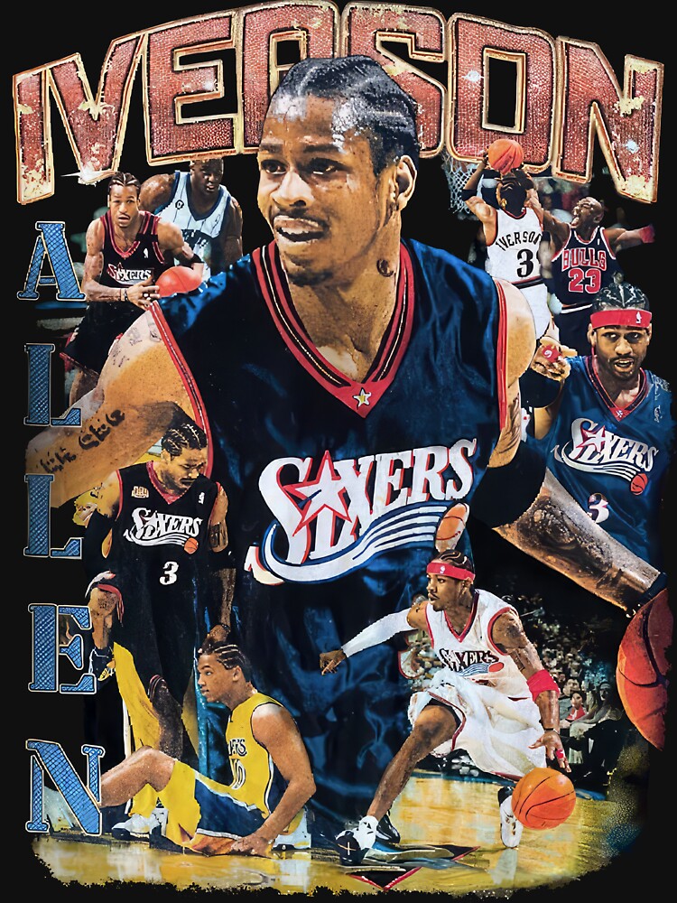Vintage Allen Iverson The Answer by gissellealto T-Shirts, Hoodie, Sweatshirt | BlankRebels.com (Image 3)