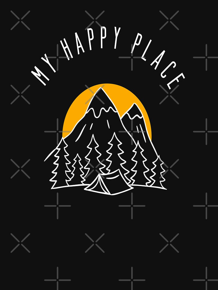 Camping - My Happy Place by madtoyman T-Shirts, Hoodie, Sweatshirt | BlankRebels.com (Image 3)