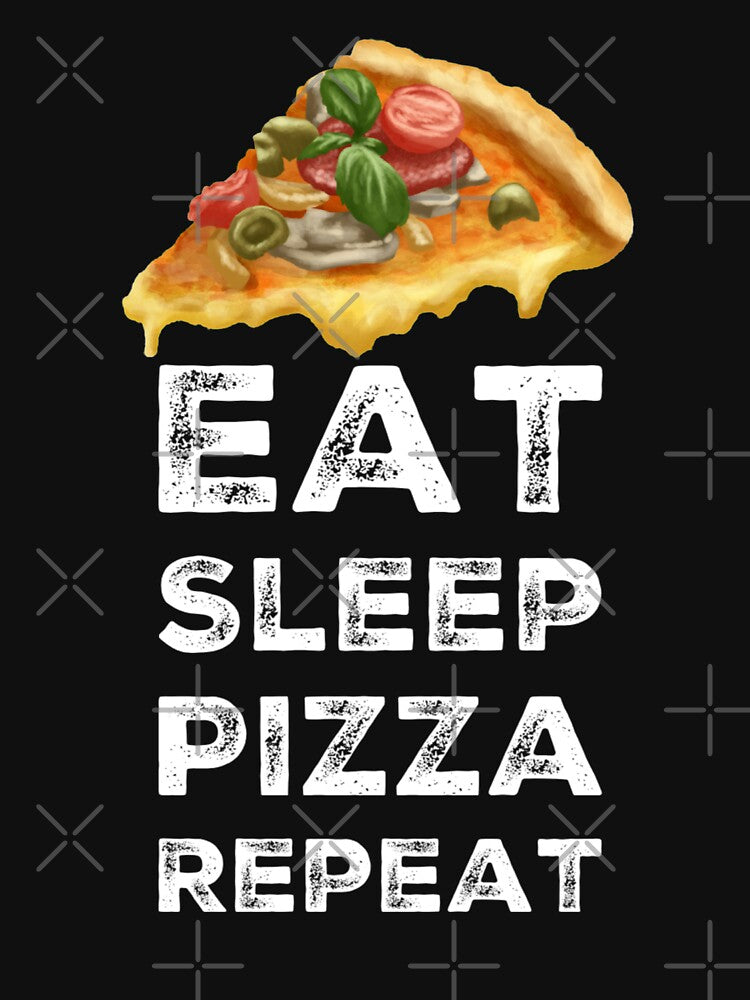 Eat. Sleep. Pizza. Repeat. by NebulaDesigns86 T-Shirts, Hoodie, Sweatshirt | BlankRebels.com (Image 3)
