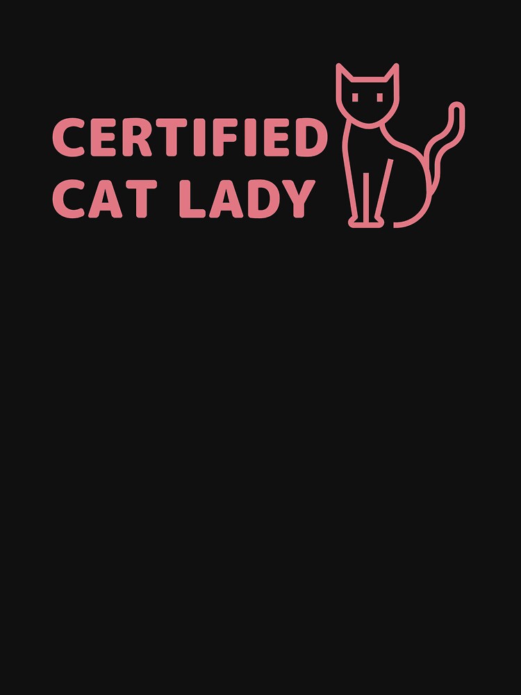 Certified Cat Lady Womens by harrismmxv T-Shirts, Hoodie, Sweatshirt | BlankRebels.com (Image 3)