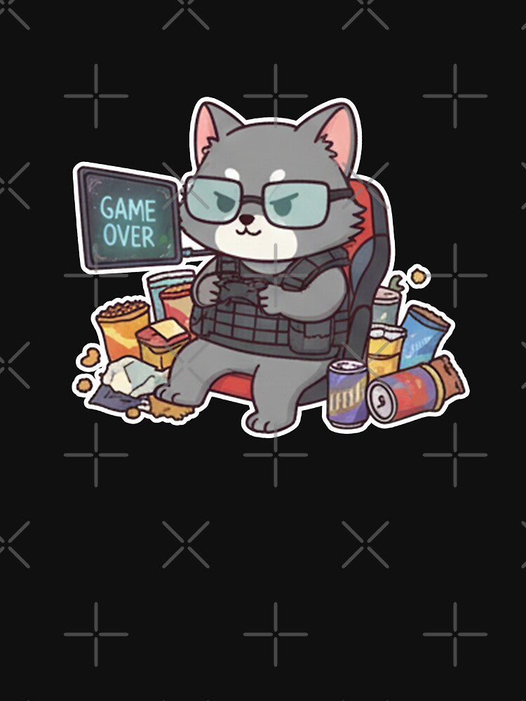 Cute Gamer Game Over T-Shirts, Hoodie, Sweatshirt