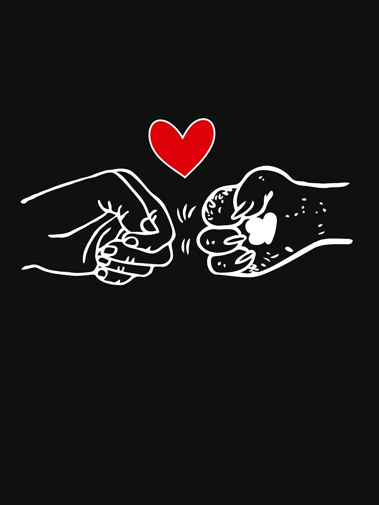Fist Bump Love Human and Dog Friendship Design by Driptee2023 T-Shirts, Hoodie, Sweatshirt | BlankRebels.com (Image 3)