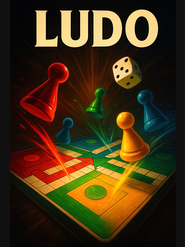 Ludo Game Board Family Fun Design by Retr0Tshirts T-Shirts, Hoodie, Sweatshirt | BlankRebels.com (Image 3)