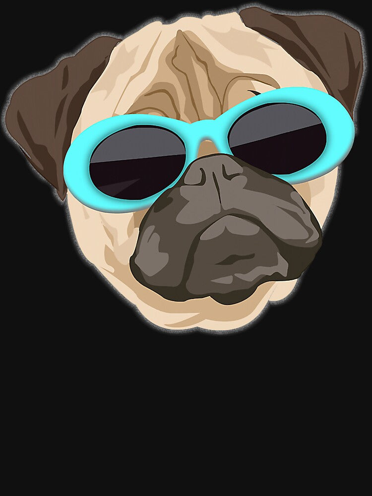 Funny Clout Goggles Pug Dog EDM Copy by IanSummer53 T-Shirts, Hoodie, Sweatshirt | BlankRebels.com (Image 3)