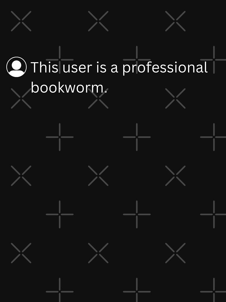 This user is a professional bookworm | book aesthetic quotes by PurpleWay T-Shirts, Hoodie, Sweatshirt (Image 3)