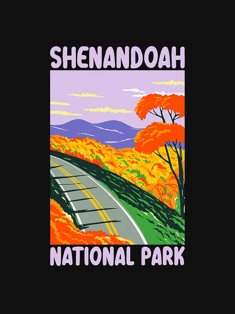 Vintage National Park Retro Shenandoah by SkyCloudBlue T-Shirts, Hoodie, Sweatshirt | BlankRebels.com (Image 3)