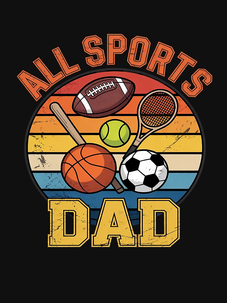 All Sports Dad by InspiredFoul T-Shirts, Hoodie, Sweatshirt | BlankRebels.com (Image 3)
