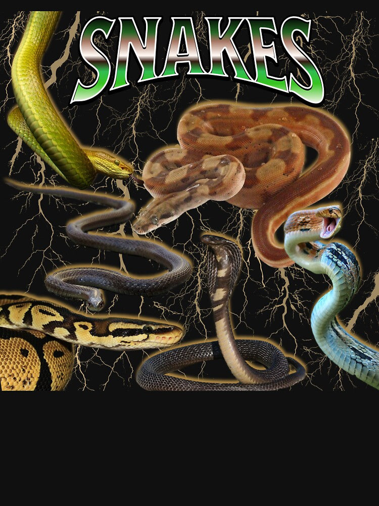 Snake Bootleg Vintage by FateAndStardust T-Shirts, Hoodie, Sweatshirt | BlankRebels.com (Image 3)
