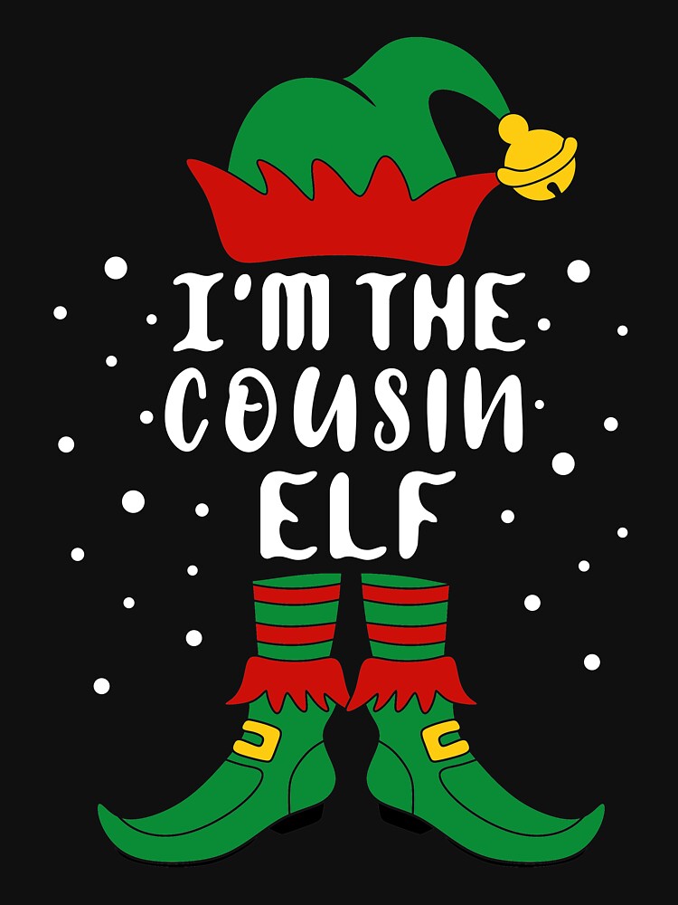 Matching Christmas I'm The Cousin Elf by khaled11591 T-Shirts, Hoodie, Sweatshirt | BlankRebels.com (Image 3)