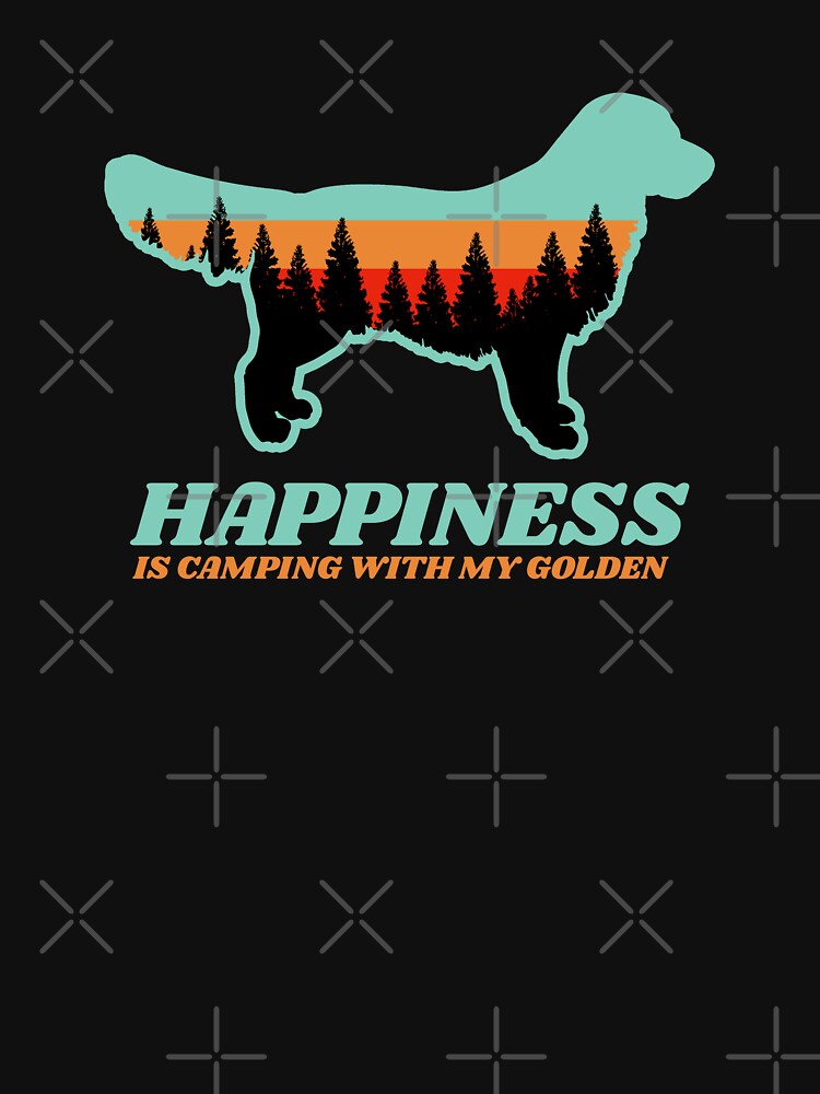 Happiness Is Camping With My Golden Retriever Gift by Guarddogdrive T-Shirts, Hoodie, Sweatshirt | BlankRebels.com (Image 3)