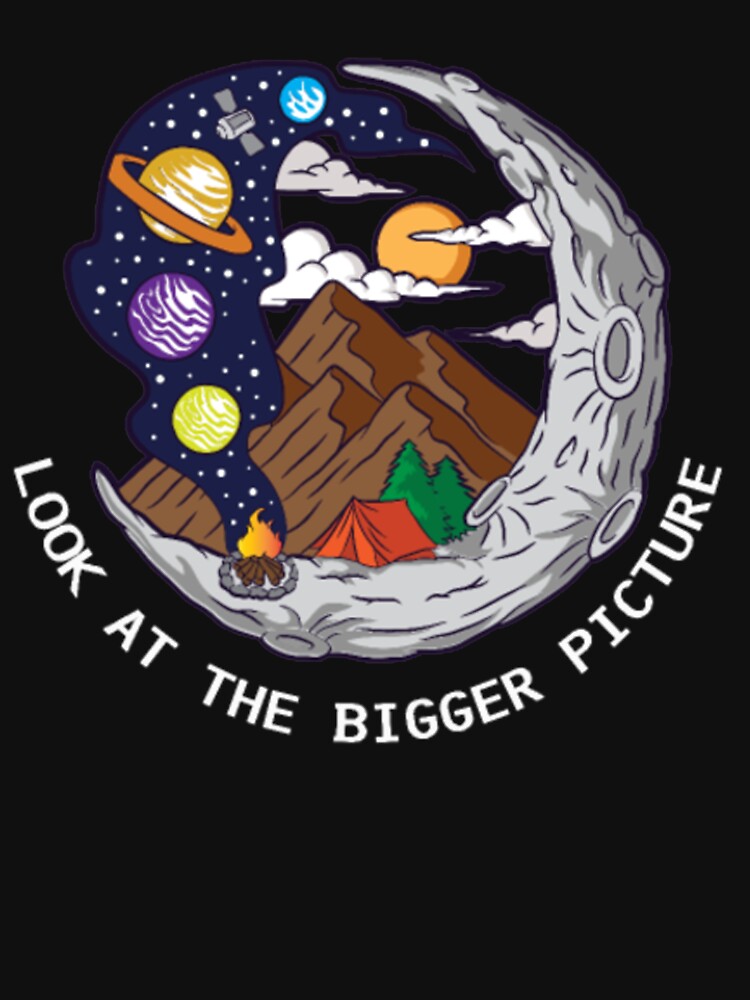 Moon Camping Fascination Universe Planets Shirt by Clavitaps Hoodie, Sweatshirt | BlankRebels.com (Image 2)