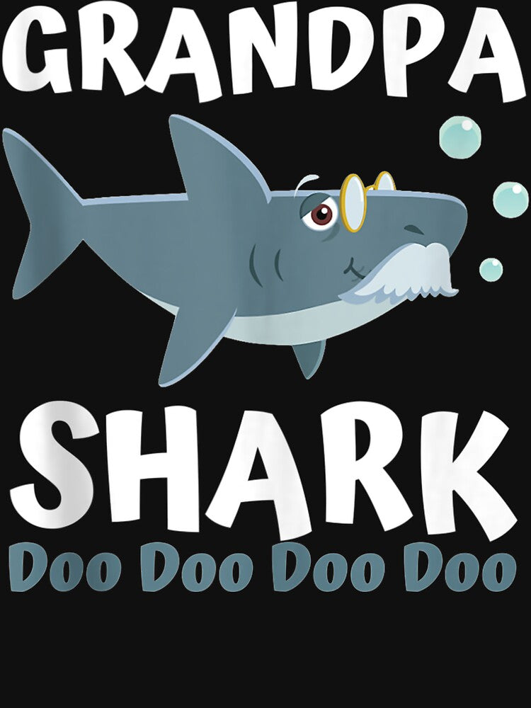 Fathers Day Gift From Wife Kids Baby Grandpa Shark Doo Doo by MichelleArtsy T-Shirts, Hoodie, Sweatshirt (Image 3)