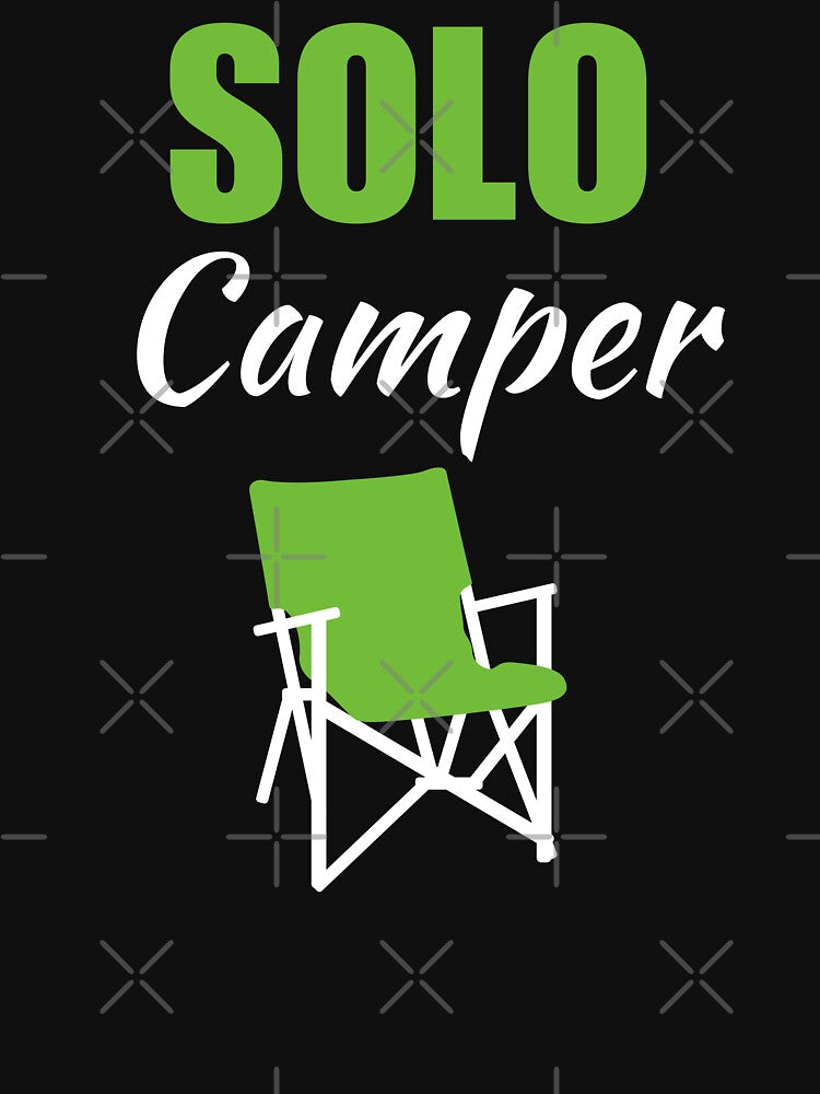Solo camper, solo camping alone. Camper life for dad or mom men or woman enthusiast fan by NBSStore T-Shirts,... (Image 3)