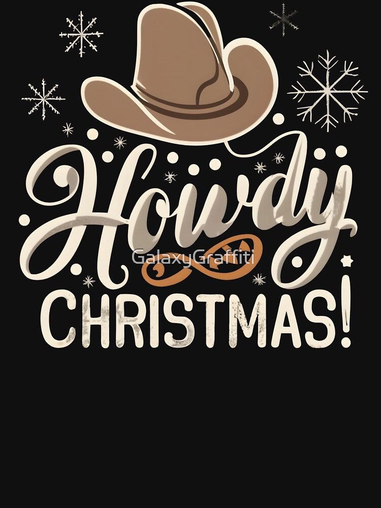 Howdy Western Christmas by GalaxyGraffiti T-Shirts, Hoodie, Sweatshirt | BlankRebels.com (Image 3)