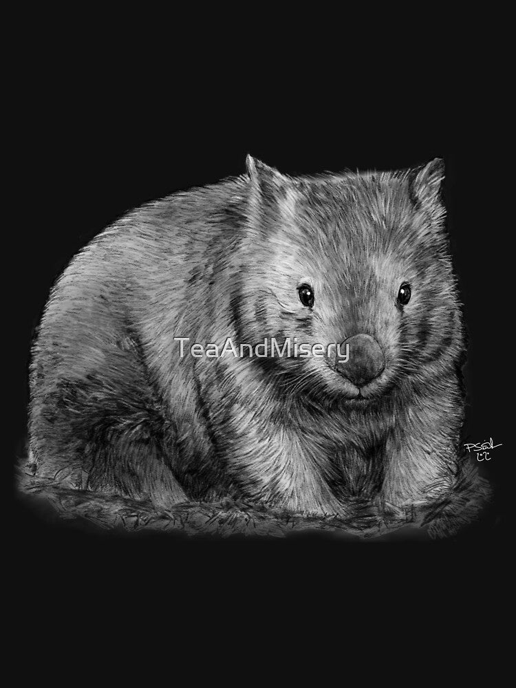 Wombat by TeaAndMisery T-Shirts, Hoodie, Sweatshirt | BlankRebels.com (Image 3)
