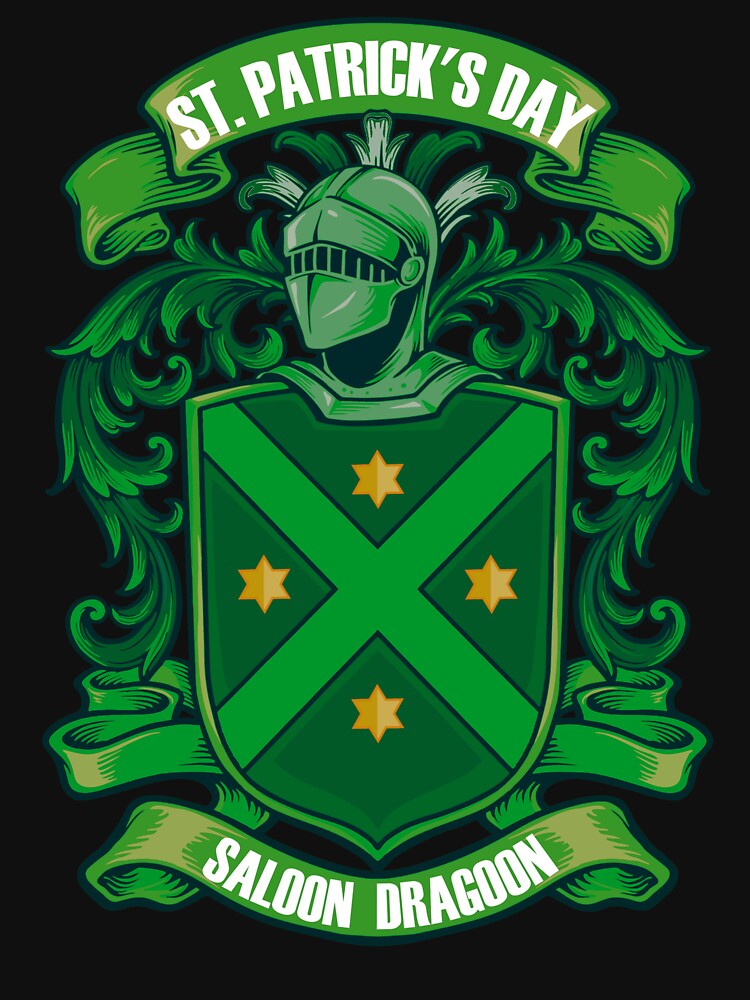 St Patrick's Day Saloon Dragoon by mrtraz T-Shirts, Hoodie, Sweatshirt | BlankRebels.com (Image 3)
