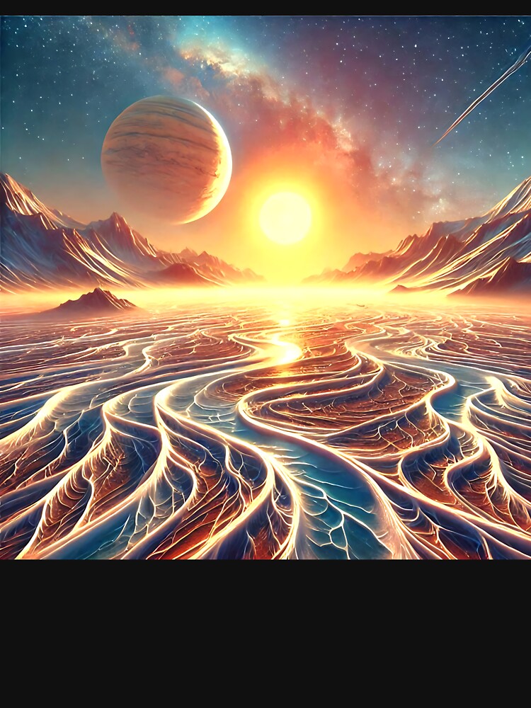 Alien Planet by AwesomeDigiShop T-Shirts, Hoodie, Sweatshirt | BlankRebels.com (Image 3)