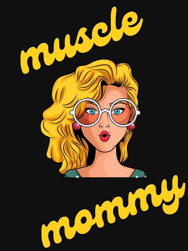 Retro Muscle Mommy Graphic by Hedersondesigns T-Shirts, Hoodie, Sweatshirt | BlankRebels.com (Image 3)