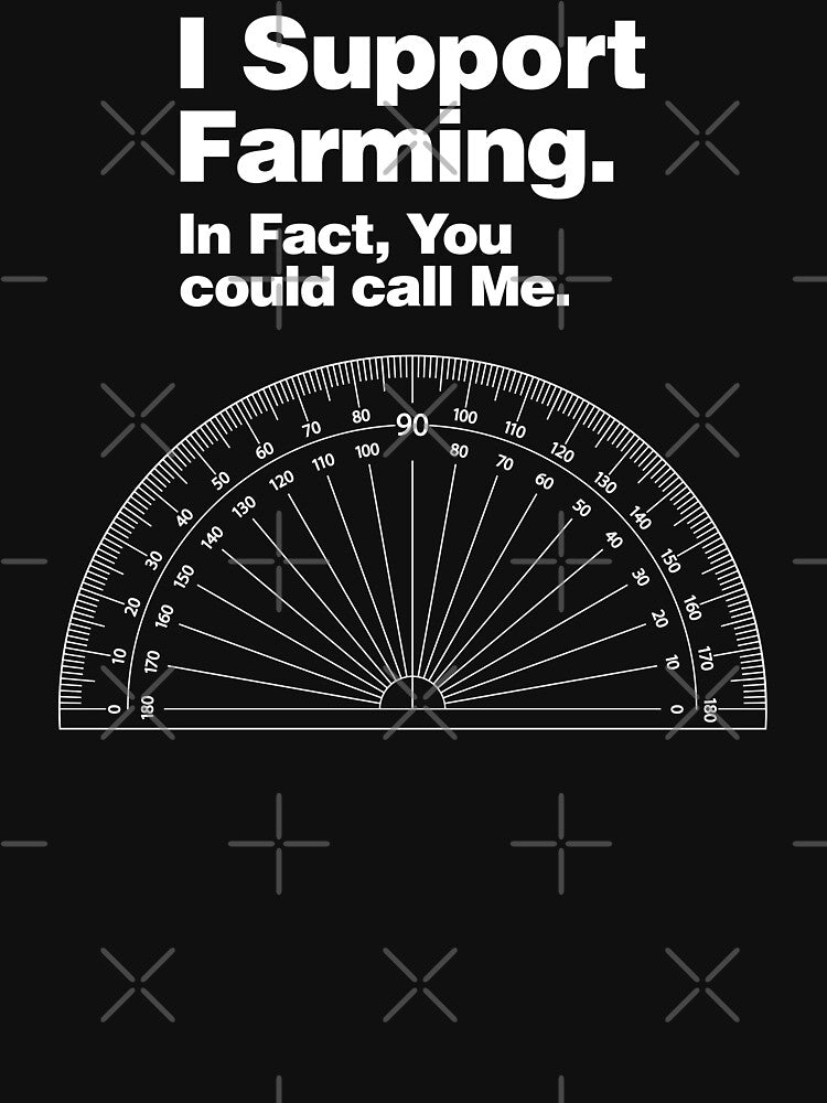 I Support Farming Funny Farmer Joking Math Quote T-Shirts, Hoodie, Sweatshirt