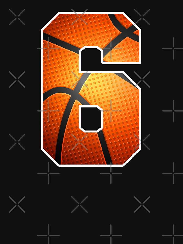 Basketball Birthday 6 Sports Number Six Design by JRRTs T-Shirts, Hoodie, Sweatshirt | BlankRebels.com (Image 3)