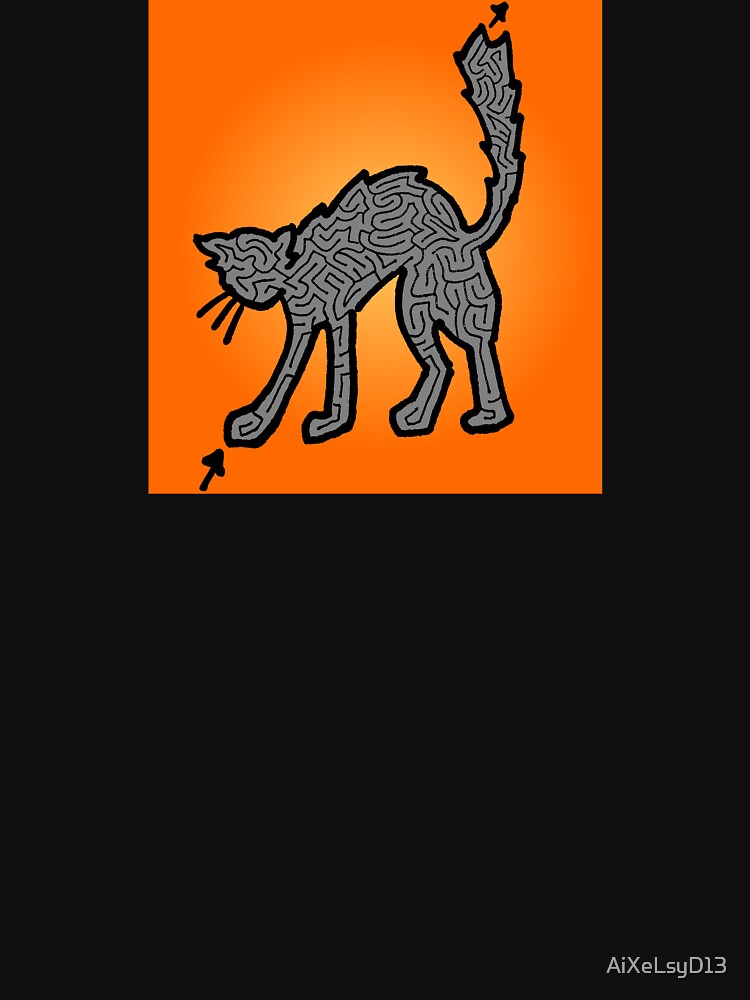 Halloween Cat Maze by AiXeLsyD13 T-Shirts, Hoodie, Sweatshirt | BlankRebels.com (Image 3)
