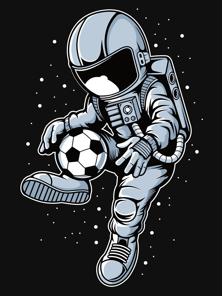 Astronaut Soccer Football - Funny Outer Space Lovers by Desteroids T-Shirts, Hoodie, Sweatshirt | BlankRebels.com (Image 3)