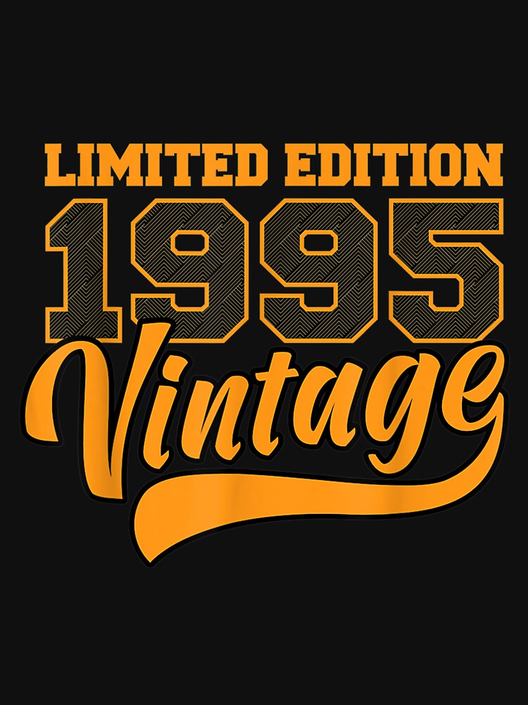 Vintage 1995 Limited Edition 27th Birthday 27 Year Old by laurenm233 T-Shirts, Hoodie, Sweatshirt | BlankRebels.com (Image 3)