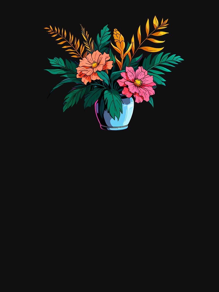Retro Aesthetic Flower Vase by MadnessEnvelope T-Shirts, Hoodie, Sweatshirt | BlankRebels.com (Image 3)
