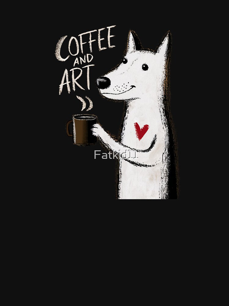 Coffee And Art by Fatkid11 T-Shirts, Hoodie, Sweatshirt | BlankRebels.com (Image 3)