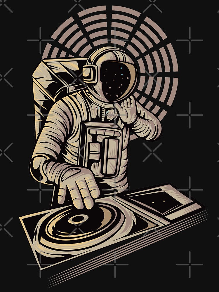 DJ astronaut mixing music by coffeeapparel T-Shirts, Hoodie, Sweatshirt | BlankRebels.com (Image 3)