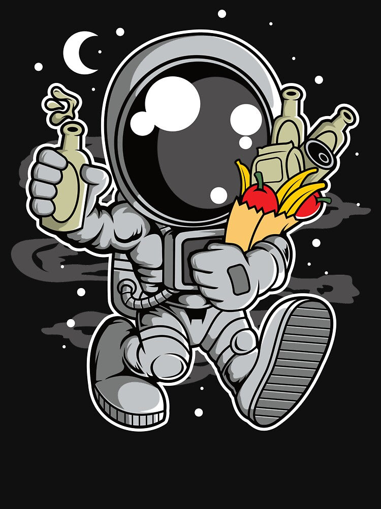 Astronaut Grocery - Funny Outer Space Lovers by Desteroids T-Shirts, Hoodie, Sweatshirt | BlankRebels.com (Image 3)