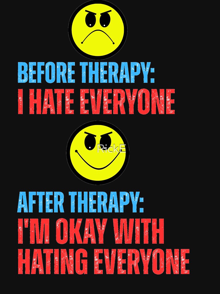 Before and After Therapy by RickE T-Shirts, Hoodie, Sweatshirt | BlankRebels.com (Image 3)