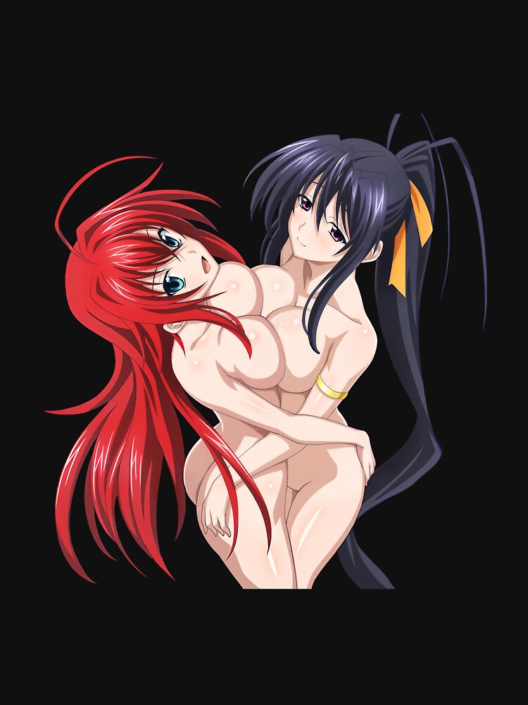 Akeno Himejima sexy hentai anime  Rias Gremory  High School DxD. Sticker by Lemed36tea