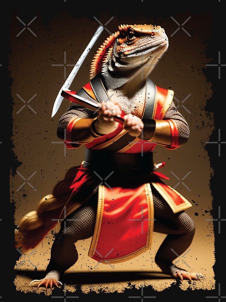 Bearded dragons Karate Funny lizard Lover by Trendy Valley T-Shirts, Hoodie, Sweatshirt | BlankRebels.com (Image 3)