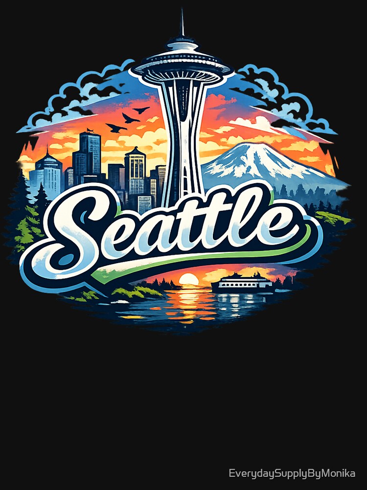 Seattle StreetWear by EverydaySupplyByMonika T-Shirts, Hoodie, Sweatshirt | BlankRebels.com (Image 3)