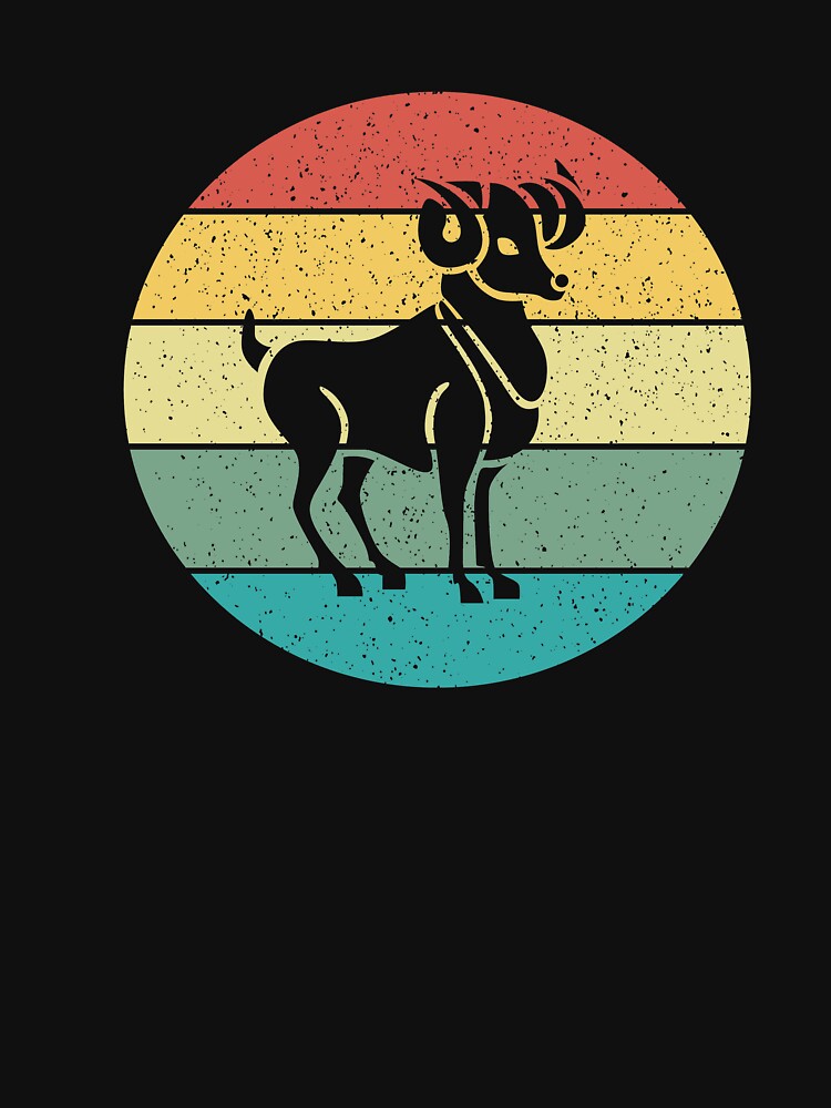 Aries Zodiac Sign Retro Vintage by Salvadax T-Shirts, Hoodie, Sweatshirt | BlankRebels.com (Image 3)