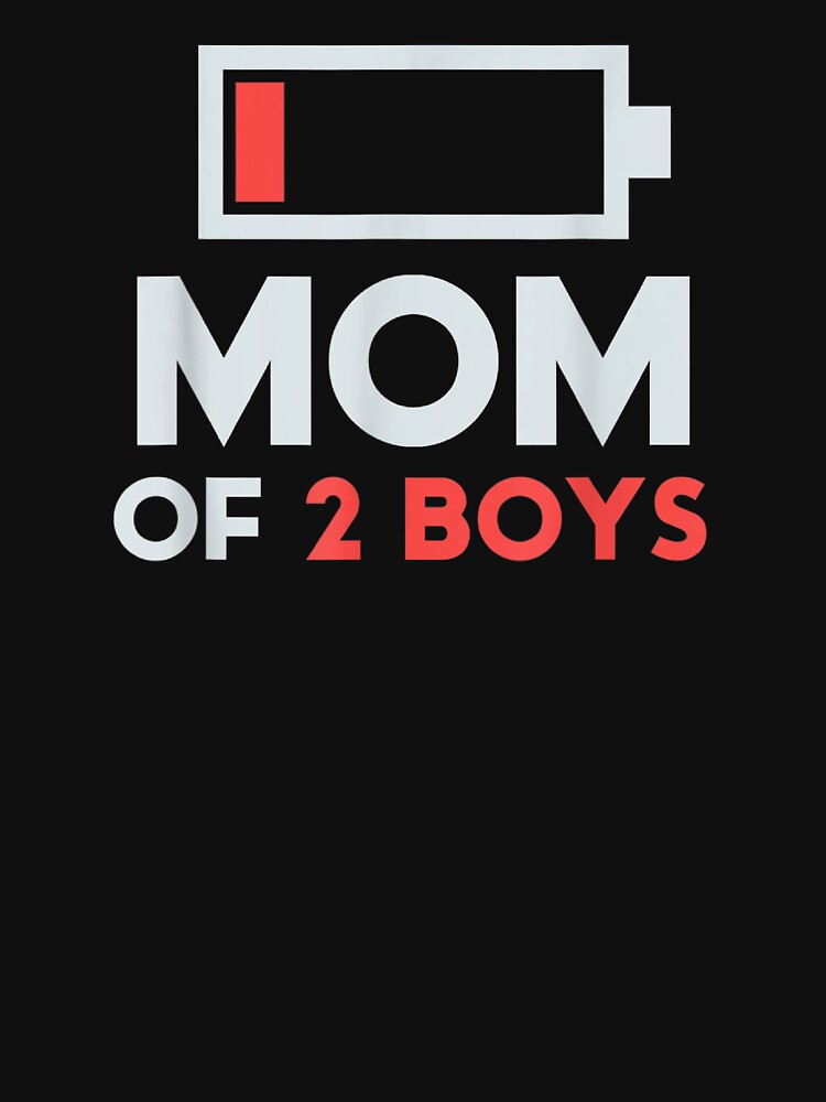 Mom of 2 Boys Shirt Gift from Son Mothers Day Birthday Women by LeCrayon Hoodie, Sweatshirt | BlankRebels.com (Image 3)