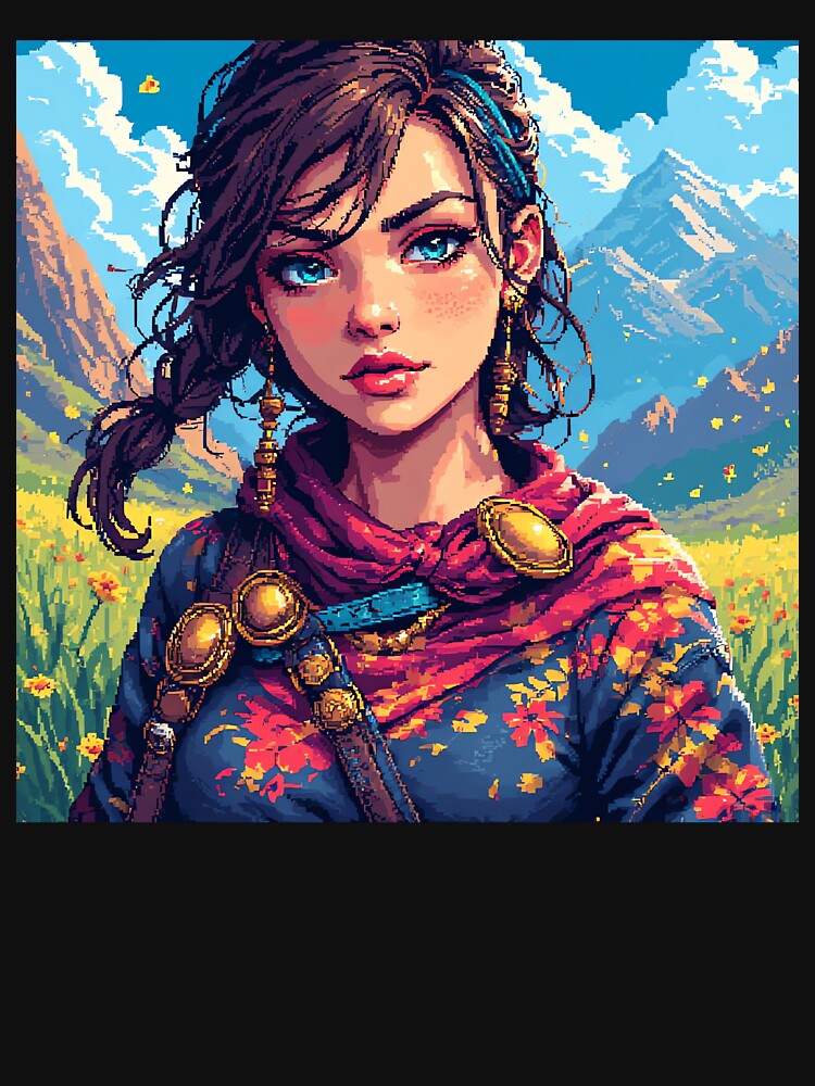 Retro Beautiful Girl Blue Eyes by jimcaza T-Shirts, Hoodie, Sweatshirt | BlankRebels.com (Image 3)