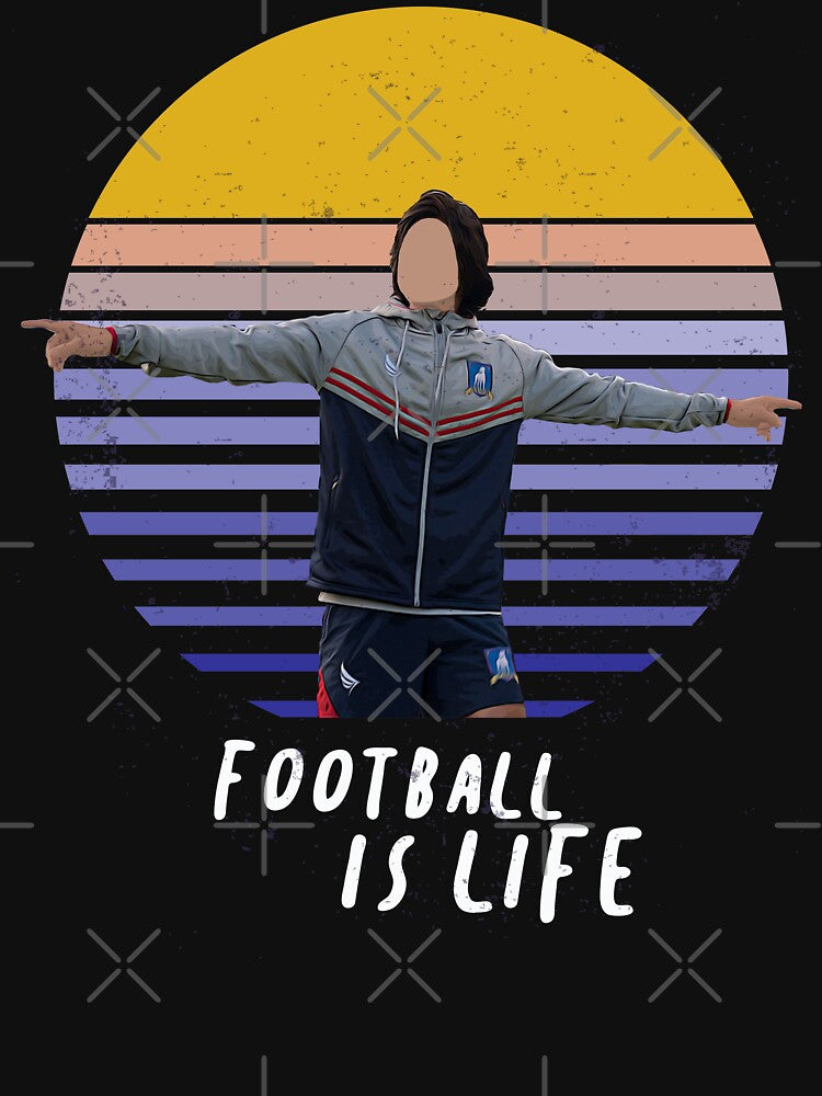 Football is life Vintage Sunset by creative-boo