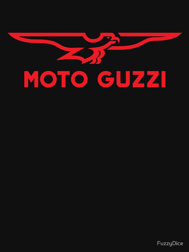 Moto Guzzi Minimal Logo Red by FuzzyDice