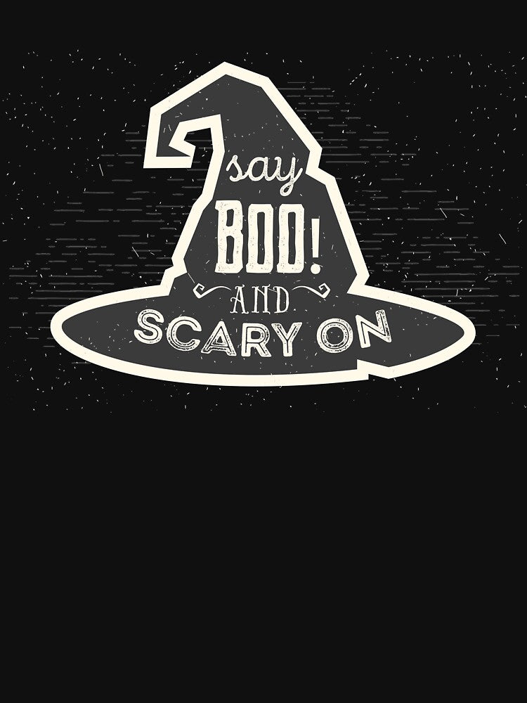 Say Boo And Scary on by awesome pattern T-Shirts, Hoodie, Sweatshirt | BlankRebels.com (Image 3)