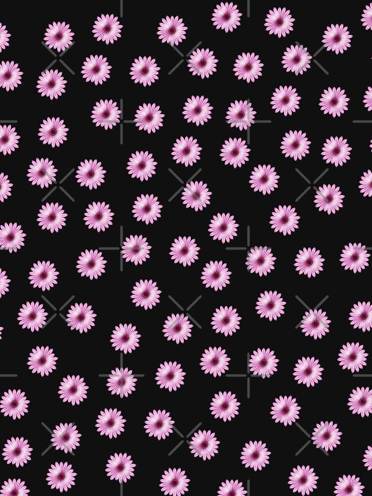 Purple Daisies Floral Illustration Pattern. by PlantKind T-Shirts, Hoodie, Sweatshirt | BlankRebels.com (Image 3)