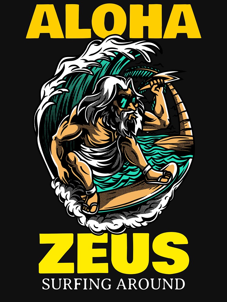 ALOHA ZEUS by MJ96-PRO T-Shirts, Hoodie, Sweatshirt | BlankRebels.com (Image 3)